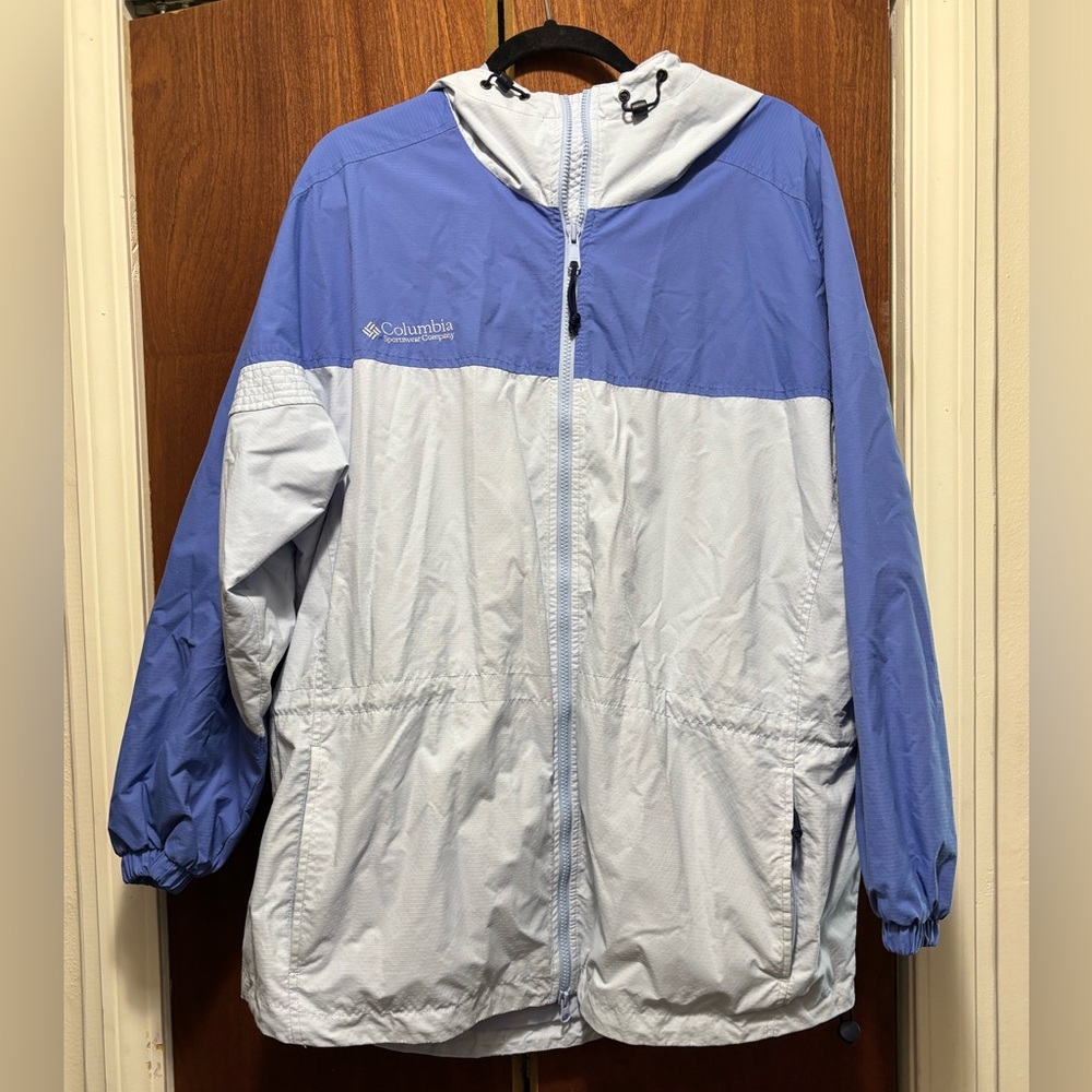 Columbia Blue Tones Windbreaker Jacket